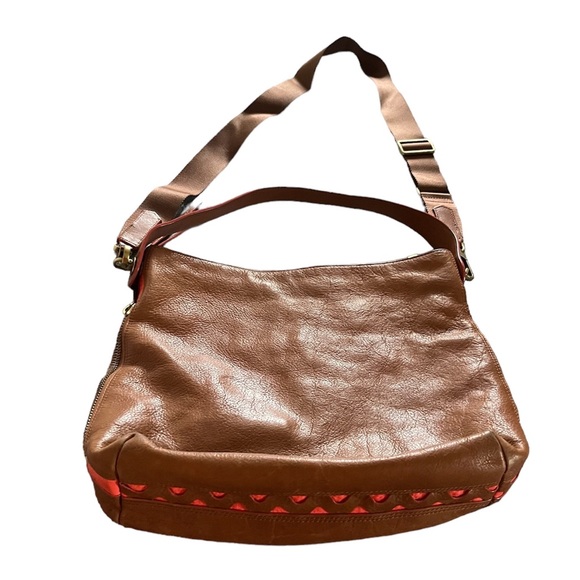 Fossil Brown Leather Satchel Bag - Picture 4 of 9